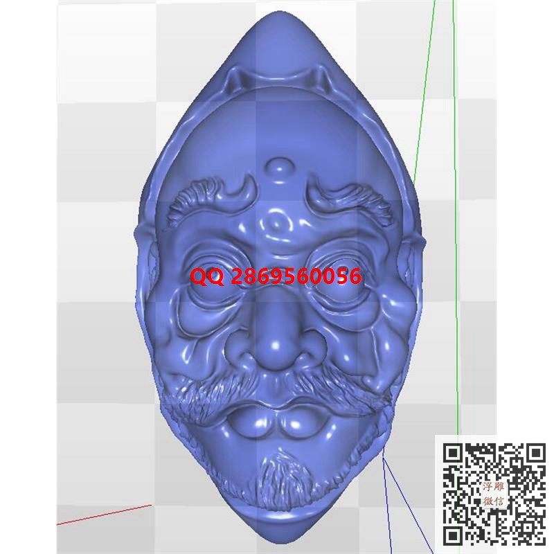 罗汉核雕挂件stl圆雕图3d三维立体模型