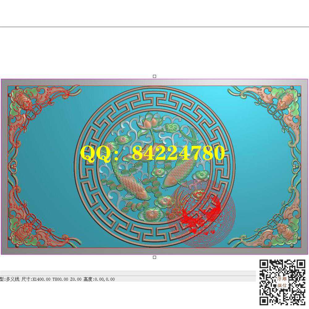 蝙蝠荷花鱼背景墙精雕图灰度图 蝙蝠荷花鱼背景墙精雕图灰度图