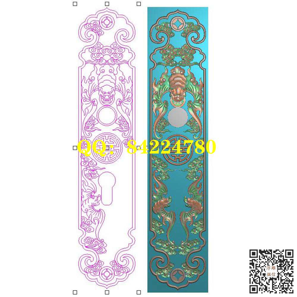 蝙蝠锁50-250精雕图灰度图 蝙蝠锁50-250精雕图灰度图